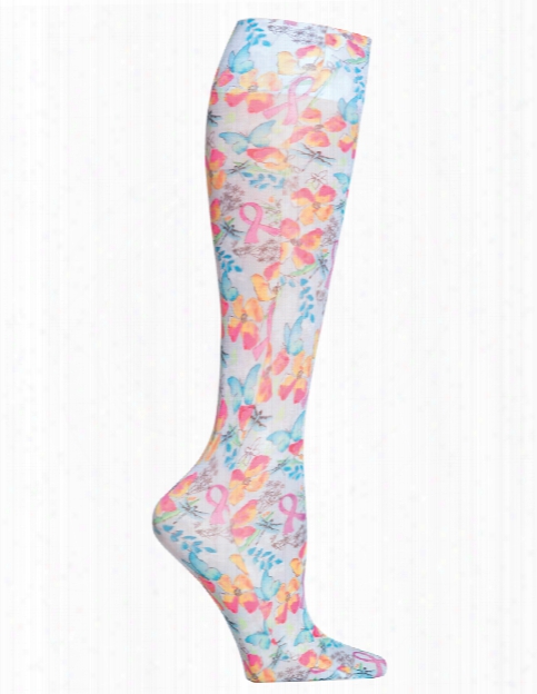 Cherokee Cherokee Springtime Love Compression Knee High Socks - Female - Women's Scrubs