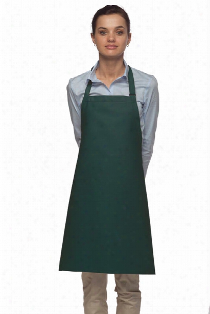 Daystar No Pcoket Bib Apron - Hunter - Unisex - Chefwear