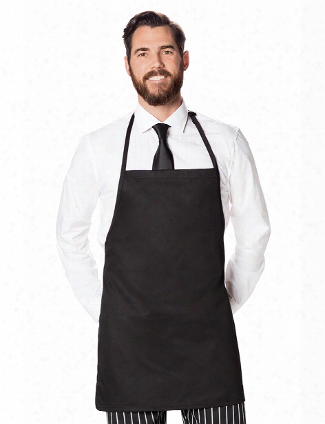 Dickies Chef Adjustable Bib Apron - Black - Unisex - Chefwear