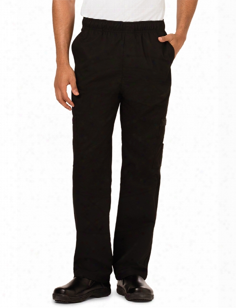 Dickies Chef Cargo Pocket Chef Pant - Black - Unisex - Chefwear