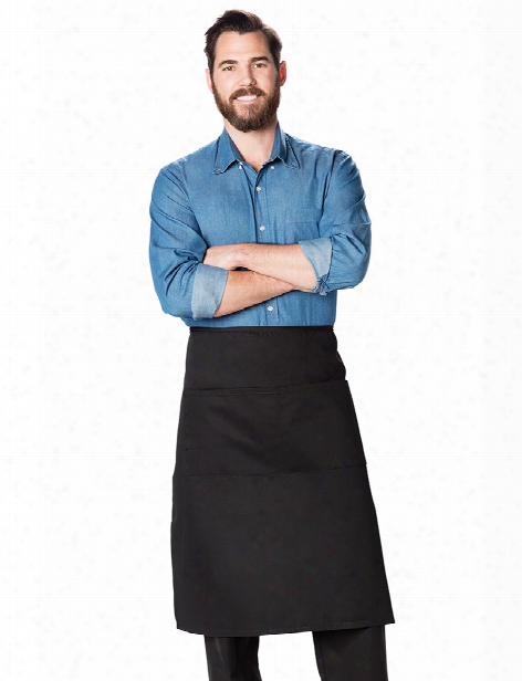 Dickies Chef Full Bistro Waist Apron - Black - Unisex - Chefwear