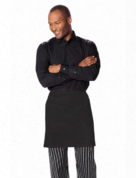 Dickies Chef Half Bistro Waist Apron - Black - Unisex - Chefwear