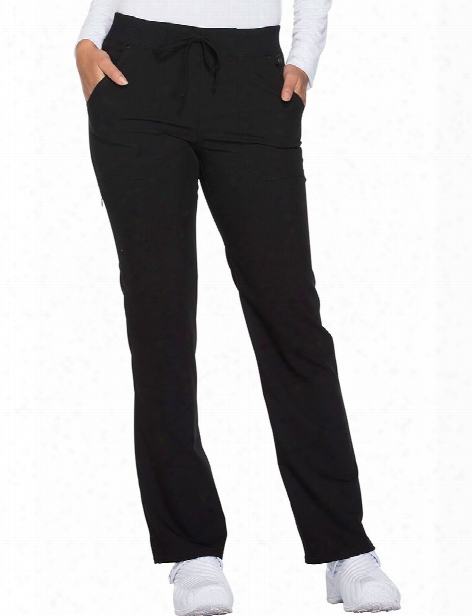 Dickies Xtreme Stretch Straight Leg Scrub Pant - Black - Female - Women's Scrubs