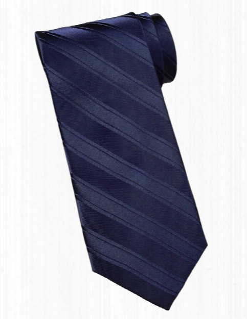 Edwards Edwards Navy Tonal Stripe Tie - Unisex - Chefwear