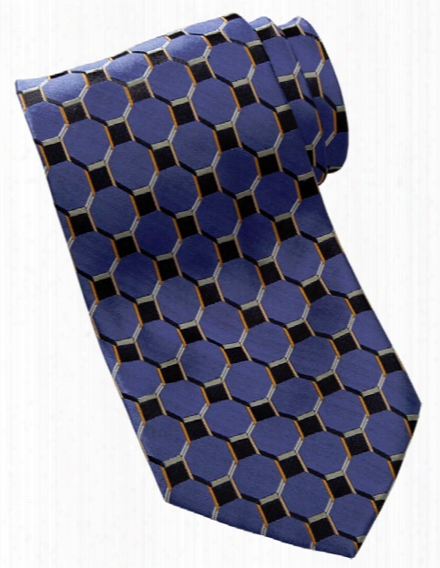 Edwards Honeycomb Tie - French Blue - Unisex - Chefwear