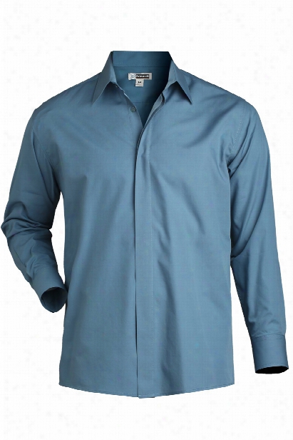 Edwards Mens Clearance Cafe Long Sleeve Shirt - Espresso - Unisex - Chefwear