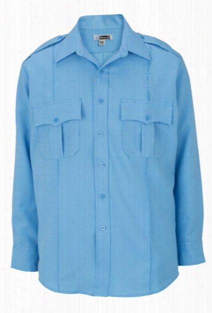 Edwards Unisex Long Sleeve Security Shirt - Blue - Unisex - Corporate Apparel