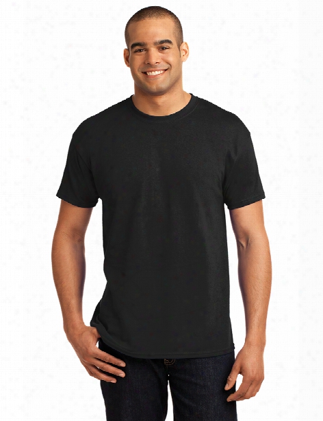 Hanes Ecosmart Cotton/poly T-shirt - Black - Unisex - Corporate Apparel