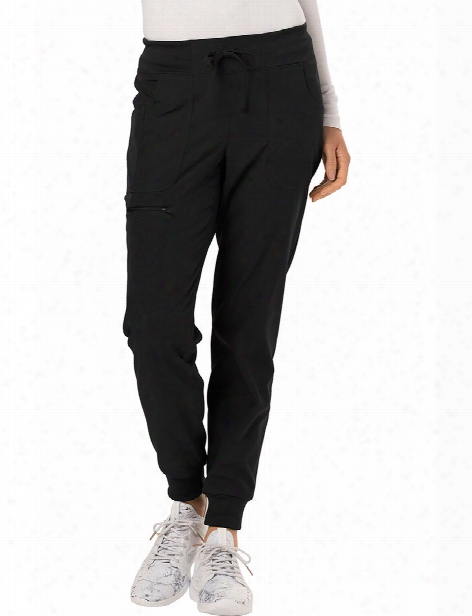 Heartsoul The Jogger Tapered Leg Drawstring Scrub Pant - Black - Female - Women's Scrubs