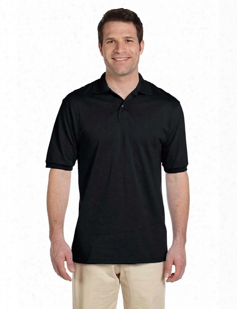 Jerzees Unisex 50/50 Polo Shirt - Black - Unisex - Corporate Apparel