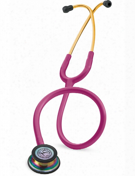 Littmann Classic Iii Rainbow Finish Stethoscope - Raspberry - Unisex - Medical Supplies