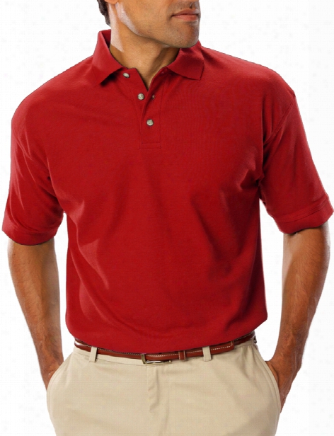 Mrubin Teflon Treated Easy Care Polo - Burgundy - Unisex - Corporate Apparel