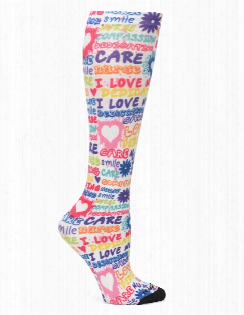 Nurse Mates Nurse Mates Pop Art Compression Socks - Female - Women's Scrubs