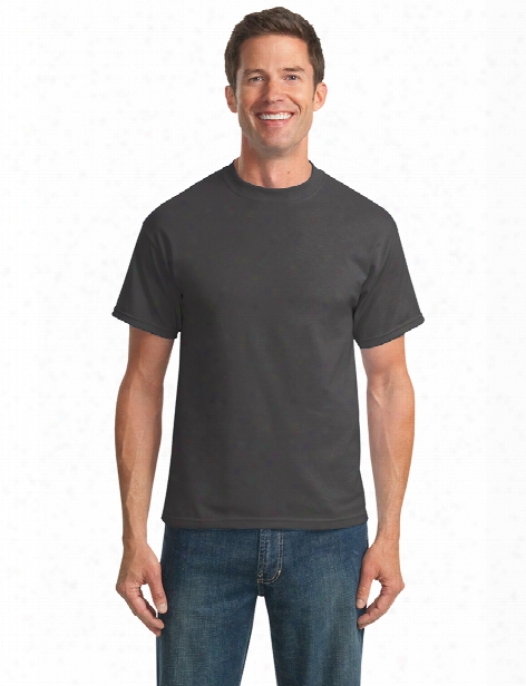 Port And Company Clearance Unisex 50/50 Cotton/poly T-shirt - Charcoal - Unisex - Corporate Apparel