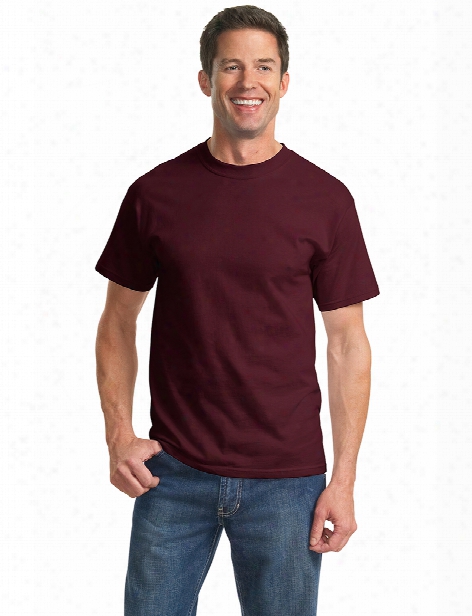 Port And Company Clearance Unisex Essentials T-shirt - Athletic Maroon - Unisex - Corporate Apparel