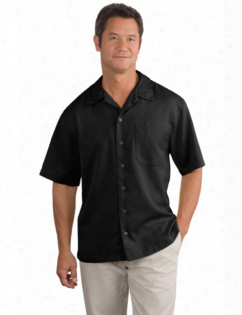 Port Authority Easy Care Camp Shirt - Black - Unisex - Corporate Apparel