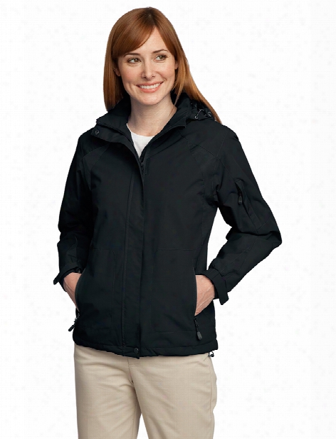 Port Authority Ladies All-season Ii Jacket - Black-black - Unisex - Corporate Apparel