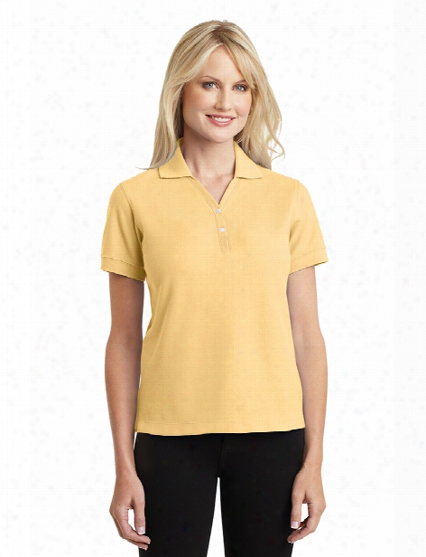 Port Authority Ladies Pima Cotton Polo - Banana - Unisex - Corporate Apparel