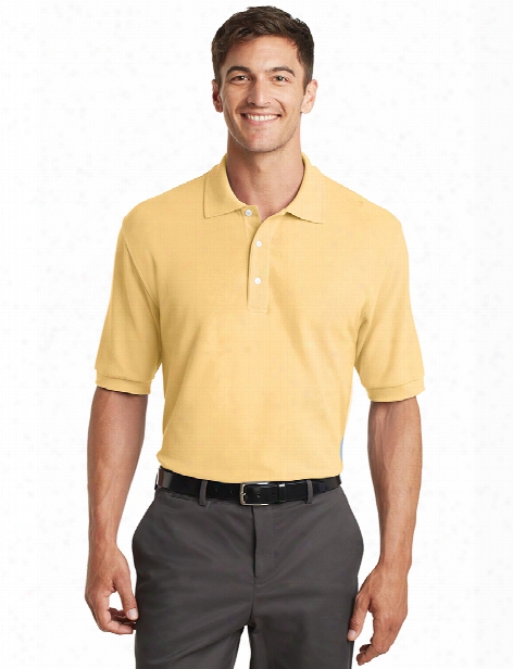 Port Authority Pima Cotton Pique Sport Polo Shirt - Banana - Unisex - Corporate Apparel