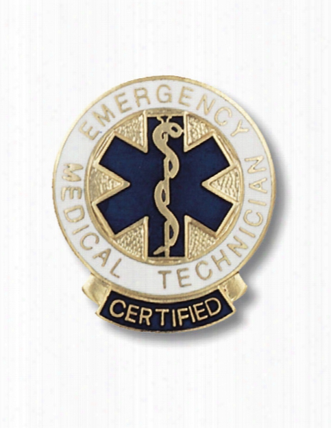 Prestige Medical Prestige Medical Certified Emt Pin - Unisex - Medical Supplies