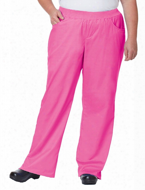 Tafford Clearance Tafford Plus Flare Leg Scrub Pant - Posh Pink - Female - Women's Scrubs