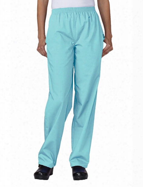 Tafford Essentials Clearance Elastic Waist Scrub Pant - Aqua Mist - Female - Women's Scrubs