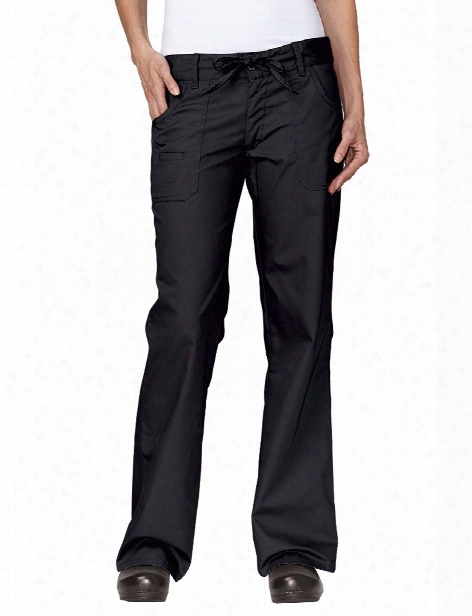 Tafford Essentials Low Rise Jean Style Scrub Pant - Black - Female - Women's Scrubs