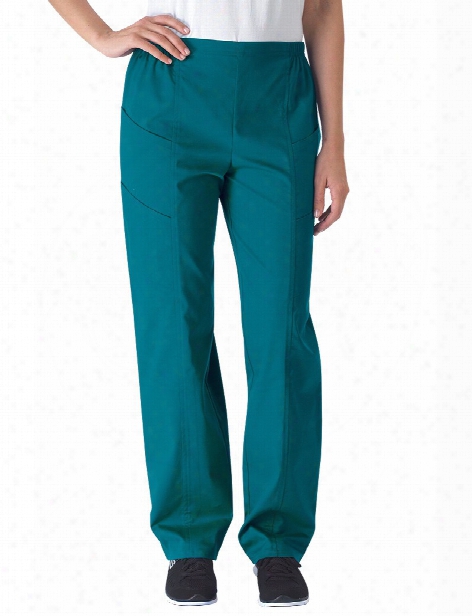 Tafford Essentials Stretch Elastic Waist Scrub Pant - Coastal Surf - Female - Women's Scrubs