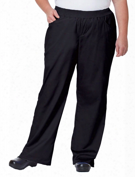 Tafford Plus Flare Leg Scrub Pant - Black - Female - Women's Scrubs