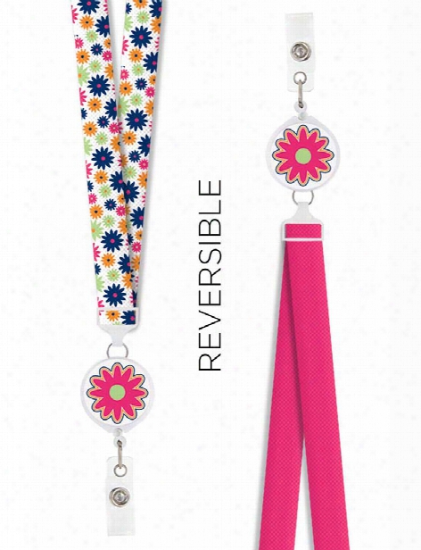 Think Medical Reversible Lanyard - Tm Floral - Unisex - Medical Supplies