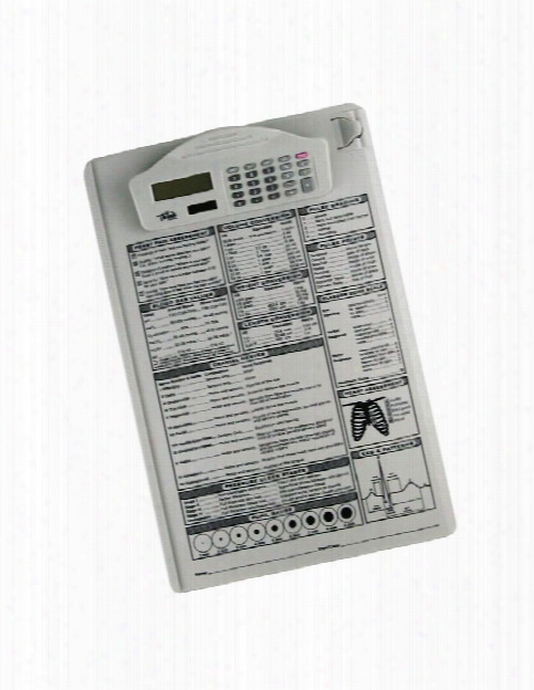 Think Medical Think Medical Reference Guide Clipboard Calculator - Unisex - Medical Supplies