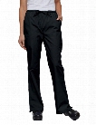 Tafford Essentials Elastic & Drawstring Waist Flare Leg Scrub Pants - Black - female - Women's Scrubs