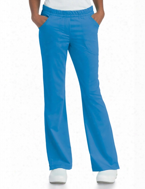 Urbane Ultimate Alexis Comfort Elastic Waist Scrub Pant - Brilliant Blue - Female - Women's Scrubs