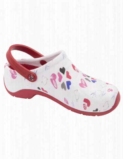 Anywear Multi Heart Zone Clog - Multi Heart - Female - Women's Scrubs