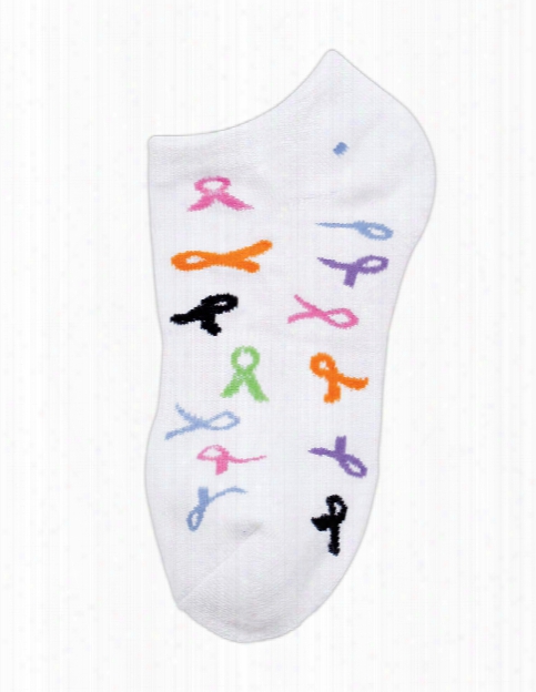 Cherokee Cherokee 1pk Ribbons For Cure Bamboo Socks - Female - Women's Scrubs