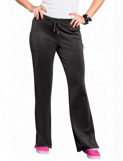 Smitten Bliss Main Stage Scrub Pant - Black - Female - Women's Scrubs