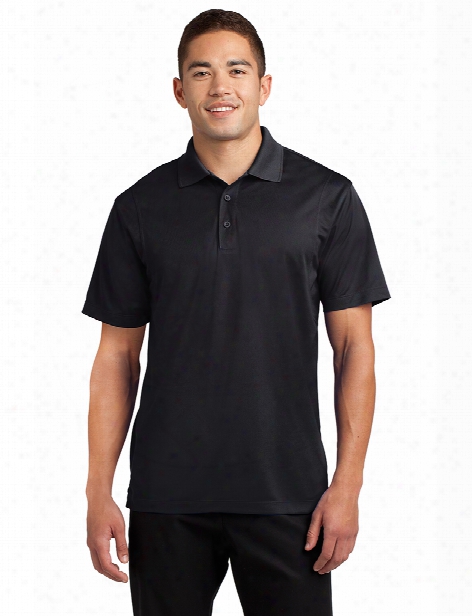 Sport-tek Micropique Sport-wick Polo - Black - Male - Corporate Apparel