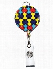 Prestige Medical Retracteze® ID Holder - Autism Awareness - unisex - Medical Supplies