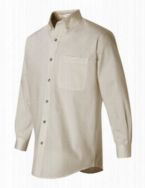 Uniform Warehouse S&s Activewear Featherlite Stain-resistant Twill Shirt - Artic White - Unisex - Chefwear