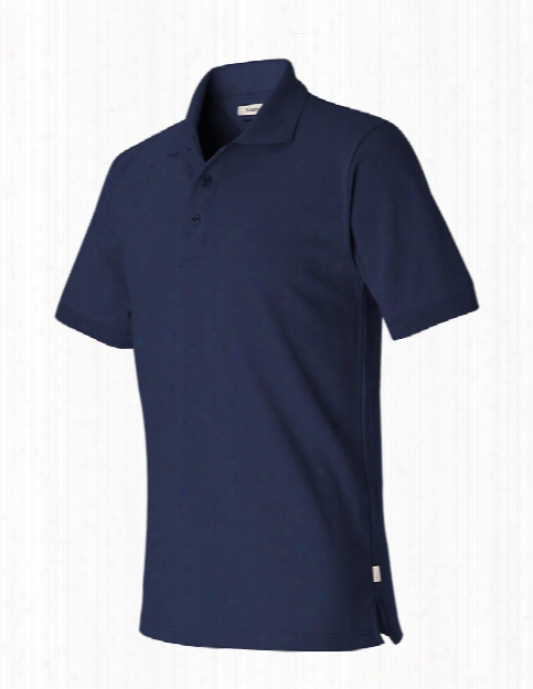 Uniform Warehouse Ss Activewear Featherlite Platinum Pique Sport Shirt - Nantucket Navy - Unisex - Corporate Apparel