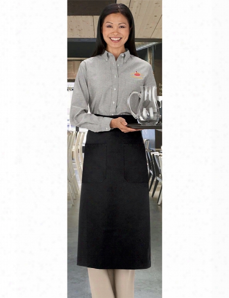 Uniform Warehouse Uniform Warehouse Two Pocket Bistro Apron - Unisex - Chefwear