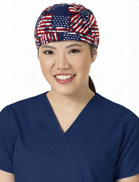 Zoe + Chloe Oze + Chloe United We Stand Scrub Cap - Female - Women's Scrubs