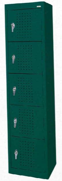 15"w X 18"d X 66"h 5 Tierr Storage Locker By Sandusky Lee