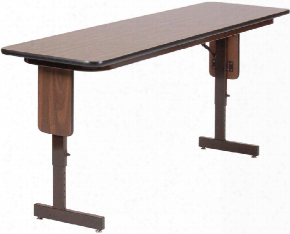 18" X 60" Adjustable Height Panel Leg Seminar Table By Correll