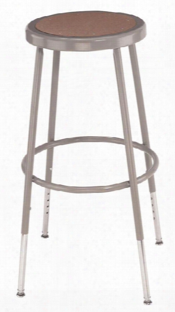 19"-27" Adjustable Height Stool By National Public Seating