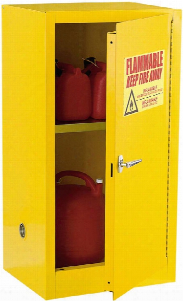 23"w X 18"d X 35"h Compact Flammable Safety Cabinet By Sandusky Lee