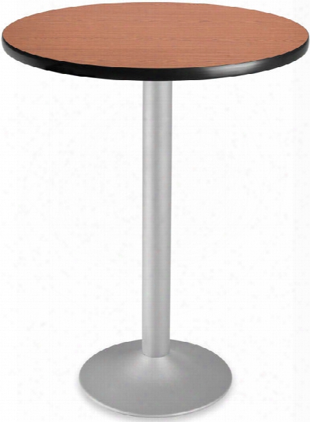 24" Round Cafe Height Flip Top Table By Ofm