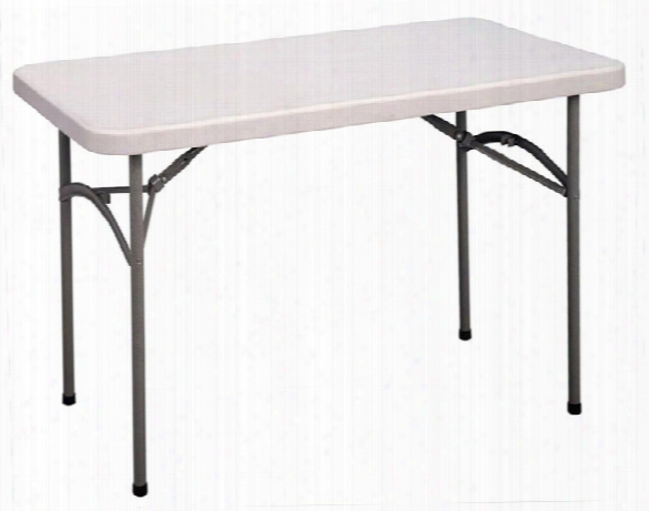 24" X 48" Blow Molded Folding Table By Correll