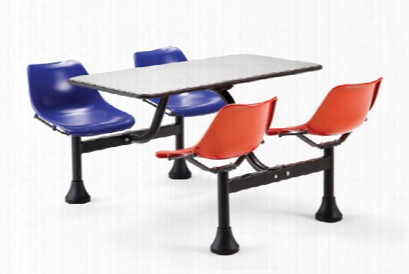 24" X 48" Cluster Table And Chairs By Ofm