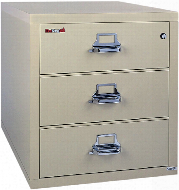 3 Drawer 31"w Fireproof Lateral File By Fireking
